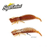 Supercontinent Larve Soft Lures 50mm 62mm 85mm Kunstköder Angeln Wurm Silikon Bass Pike Minnow Swimbait Jigging Kunststoff