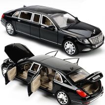 1:24 Maybach S600 Metall Auto Modell Diecast Legierung Hohe Simulation Auto Modelle 6 Türen Können Geöffnet Werden Trägheit Spielzeug Für kinder Difts