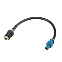 Eightwood Fakra Z Male to RAKU RAST II Male RG174 Cable 15cm for Car Satellite SIRIUS XM DAB FM Radio Antenna Aerial Adapter