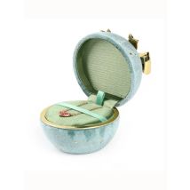Latest product Round Jewelry Box Creative Velvet Bow Ring Box Jewelry Boxes jewelry Packaging For Ring Earring Pendant Organizer