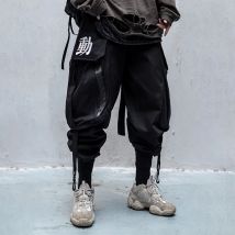 Big Bag Overalls Band männlich Funktion Werkzeug Frauen/Männer Kleidung Harajuku Hiphop Cargo Hosen