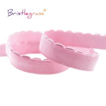 BRISTLEGRASS 2 5 10 Yard 3/8 1/2 5/8 10mm 13mm Nylon Bra Strap Elastic Band Plush Shoulder Tape Underwear Lingerie Sewing Trim