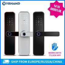 TTlock App WiFi Smart Fingerprint Door Lock Smart Bluetooth Digital APP tastiera codice Keyless serratura elettronica