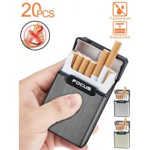 Portable Cigarette Case Box Waterproof Moisture Proof 20 Sticks Capacity Smoking Box Men's Smoke Holder Cigarette Accessories