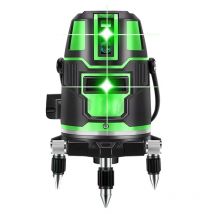 Laser Levels 5/3/2 Powerful Green Lines Horizontal & Vertical Cross Self-Leveling 360 Laser Levels Professional Measuring Device