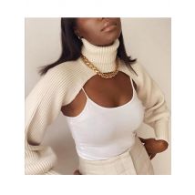 Long Sleeve Kint Pullover Turtleneck Sweater for Women Autumn Winter Crop Tops Sexy Jumper Knitwear 2021 Casual Women's Clothing