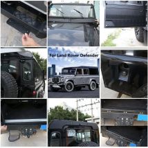 Für Land Rover Defender 90 110 130 2004-18 Legierung Auto Frontschürze Heckklappe Dach Fenster Innentür Tankdeckel Haube Zubehör