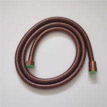 304 Stainless Steel Shower Hose 1.5m Black/Rose Gold/Gold/Antique High Quality Faucet Hose Flexible Thick Silicone Hose