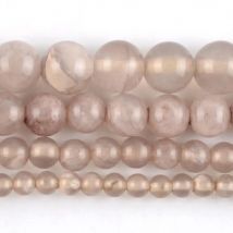 Großhandel Natürliche Braune Jade Stein Perlen Runde Lose Spacer Perlen Für Schmuck Machen DIY Armband Handgemachte 4/6/8/10/mm