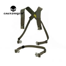 EMERSONGEAR D3CRM Chest Rig X-harness Kit Tactical Vest Back Chest Strap Training Carrying system Paintball Combat unting