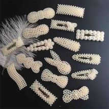 10 Teile/los Koreanische Haar Zubehör Perle Haarnadel Internet Prominente Haarspangen Frauen Snap Haar Clips Krone Schmuck Dame Haarspange