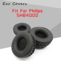 Ohrpolster Für Philips SHB4000 Kopfhörer Ohrpolster Ersatz Headset Ohrpolster PU Leder Schwamm Schaum