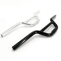 Aluminiumlegierung BMX Kinderfahrradlenker Kinderfahrrad 22,2 mm 540 mm Fahrrad Schwalbenförmiger Lenker Silber Schwarz