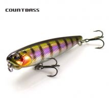 COUNTBASS Walking Baits 65 mm 85 mm 100 mm Topwater Angelköder Floating Stick Wobbler Leurre de Surface Plug Angler's Tackle