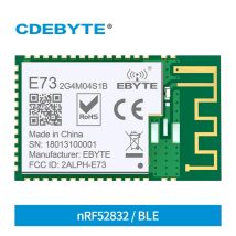 nRF52832/nRF52810/nRF51822/nRF52811 2,4 GHz BLE 4,2/5,0 IO Port 4 dBm SMD PCB Antenne CDEBYTE E73-2G4M04S1 Serie Modul