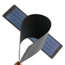 2W 6V Dünnschicht-flexibles Solarpanel, amorphes Silizium, rollbare Flex-Superschlanke Solarmodule, 365 x 85 x 0,8 mm