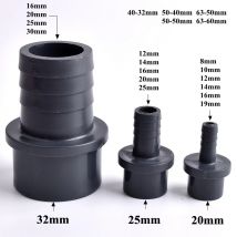 OD 20/25-8/10/12/14/16/19/20/25mm Scuro grigio Pagoda Connettore Tubo Da Giardino Adattatore Tubo di