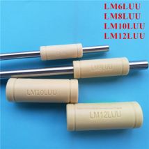 4 stücke Grau LM6LUU LM8LUU Feste Polymer LM10LUU LM12LUU Linear Lager Buchse ID 6/8/10/12mm für Prusa DIY CNC Motion
