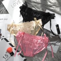 Women Lace Charming Underwear For Women Ice Silk Temptation Girl Panties Female Briefs women's panties seamless lingerie pants