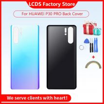 Batterie Zurück Abdeckung Für Huawei P30 Pro Batterie Abdeckung Zurück Fall Für Huawei P30 PRO Zurück Abdeckung Gehäuse + Cameca Objektiv + Sim Karte Tray