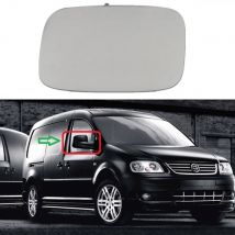 Right Side Mirror Glass For VW Caddy 2004 2005 2006 2007 2008 2009 2010 2011 Heated Wing Side Rear Mirror Glass Only For LHD