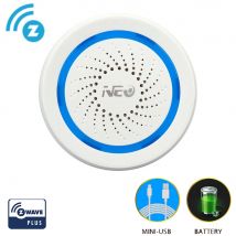 NEO COOLCAM Z-welle Plus Drahtlose Alarm Sirene Home Automation Batterie-Powered EU 868,4 MHz Sound Licht ZWave sirene Alarm Sensor
