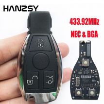 3 tasten Auto Schlüssel Für Mercedes Benz nach 2000 + NEC & BGA Typ Auto Smart-Remote-Key fob mit 433,92 MHz/315MHz ersetzen NEC Chip