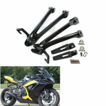 Motorcycle Rear Passenger Footrests Foot Pegs Set Fit For SUZUKI GSXR600 GSXR750 06-07 K6 K7