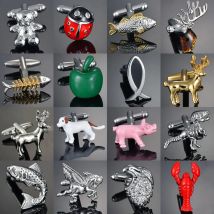 Shirt Cufflinks Men Animal Cuff Links For Wedding Party Fashion Simple Men Sleeve Shirt Cufflinks