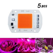 5Pcs LED Wachsen COB Licht Chip Volle Spektrum AC 220V 10W 20W 30W 50W Kein fahrer Für Wachstum Blume Sämling Wachsen Pflanzen Beleuchtung