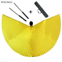 Bauchtanz Isis Flügel Bauchtanz Erwachsene Frauen Zubehör Bollywood Orientalischen Ägypten Ägyptischen Flügel Kostüm Mit Sticks Gold Silber