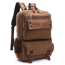 Männer Vintage Leinwand Rucksack Männlichen Laptop College Student Schule Taschen für Teenager Rucksack 2020 Große kapazität männer Taschen
