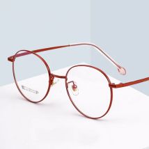 Reven Jate 2054 Vollrand Brillen Rezept Brillen Rahmen Frauen Runde Myopie Optische Koreanische Brille Rahmen Titan