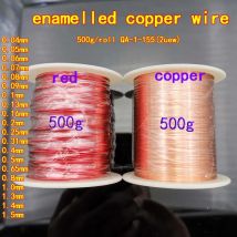 500g rot Emaillierten Kupfer Draht 0,06 0,1 0,2 0,5 0,16 0,8 0,09 1,4mm Magnet Draht Emaillierten Kupfer Wicklung draht Spule QA-1-155 2UEW