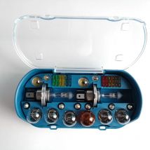 Kit di emergenza per auto lampadina alogena H4 H7 H1 12V 60W 55W P43T 1157 S25 ATC FUSE T10 W5W BAY15D R5W Set combinato lampada multimodello