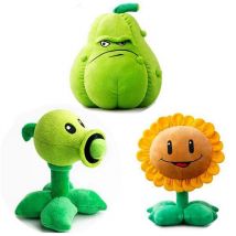 Große Größe 30cm Pflanzen gegen Zombies Pea shooter Squash Sonnenblume ausgestopfte Plüschtiere Stofftier Spielzeug Puppe Geschenke für Kinder Kinder