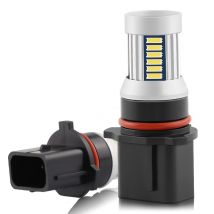 R8 2pcs Small Size Car LED Daytime Running Light Fog Lamp P13W PSX26W SH23W Driving Bulbs 6000K White 12V For A4 Q5 CX-5 Yeti