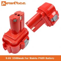 Batería de repuesto Ni-MH de 9,6 V y 3,5 Ah para Makita 9134 PA09 9100 9120 9122 9133 9135A 192638 -6 Taladro inalámbrico con batería para herramientas eléctricas