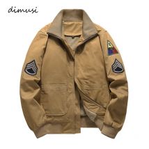 DIMUSI Winter herren Bomber Jacke Casual Männlichen Outdoor Fleece Warme Winddicht Mäntel Mode Retro