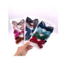 4pcs/Lot Baby Headband Velvet Bow Hair Clips For Girls Hairpins kid Toddler Pins Children Clips Barrettes Hair Accessories Nylon