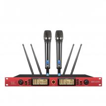 Paulkitson MK-1000 500-1000M Ultra Lange Abstand True Diversity Wireless Mikrofon Dual Channel