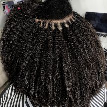 3B 3C Kinky Curly I Tip Microlinks Human Hair Extensions Brazilian Virgin Hair Weave Bundles I Tip Hair Extensions Ever Beauty