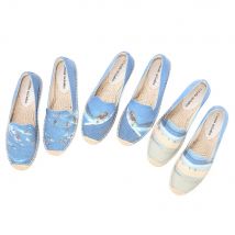 Echte Limitierte Flache Plateau-Canvas-Gummi-Slip-on Freizeitschuhe Zapatillas Mujer Damen Espadrilles Schuhe