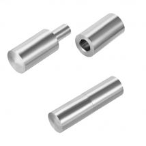 4Pcs 304# Stainless Steel Detachable Welding Barrel Hinge Gate Door Metal Cabinet Tool Box Case