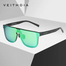VEITHDIA Sonnenbrille Männer Frauen Mode Vintage Aluminium Magnesium Männliche Brillen Polarisierte UV400 Sonnenbrille Für Weibliche 6881