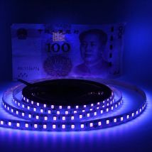 Striscia LED UV 12V 5050 2835 SMD 395-405nm Nastro diodi LED a raggi ultravioletti Lampada a nastro flessibile viola per fluorescenza DJ