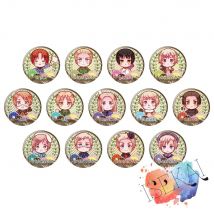 50mm Axis Power HETALIA World Anime Abzeichen Schweden Italien UK USA Finnland Dänemark Norwegen Island Metallabzeichen Brosche Pins