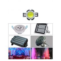 High Power 10W COB 45mil led Cold Warm White Royal Blue Green IR940 Acquarim Plant led chip With 60 Degree Viewing Angle Lens