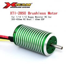 X-TEAM Bürstenloser Motor 2850 Elektromotor für ferngesteuertes RC-Auto 1/14 1/12 Buggy Monster 300-450 mm RC-Boot 65 mm EDF-Flugzeug