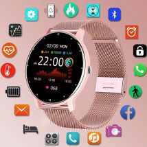 LIGE 2025 Smart watch damski w pełni dotykowy ekran Fitness sportowy zegarek IP67 wodoodporny